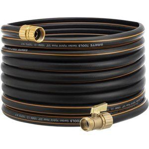 Giraffe Tools Hybrid Garden Hose 50ft x 5/8" Male and Female Fittings